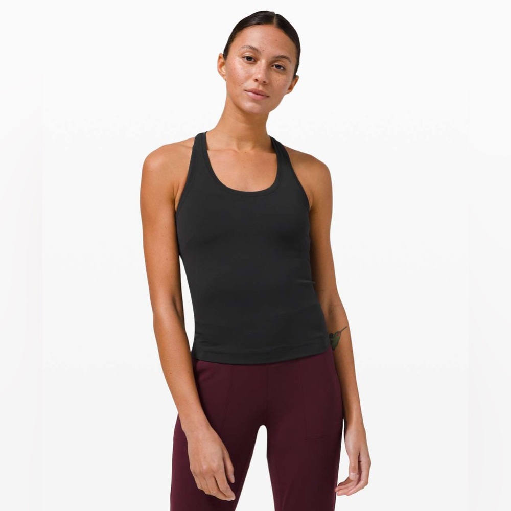 Lululemon Cool Racerback REGULAR Length Black Size 8